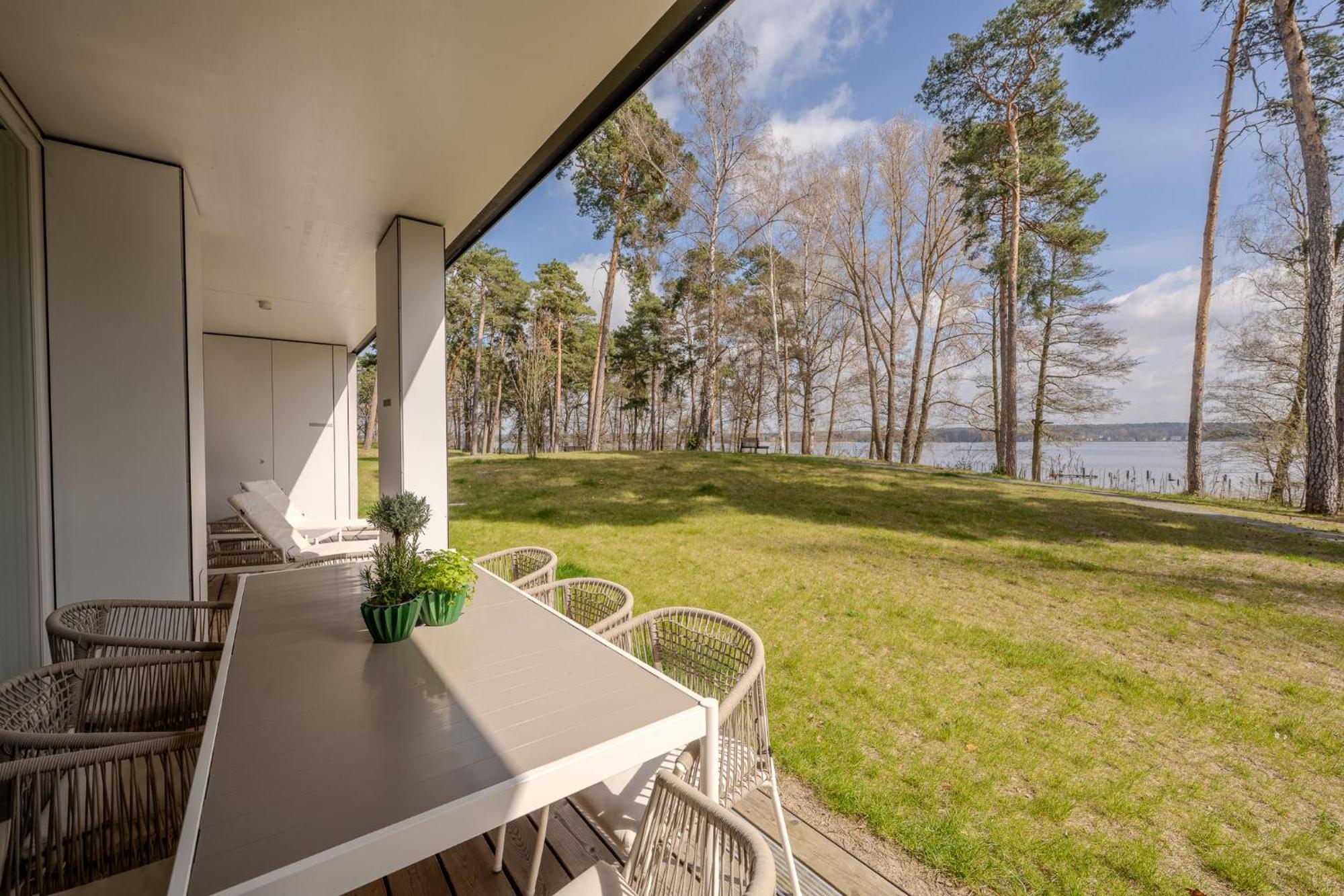 Marina Maisonette Seeblick Mit Pool Und Sauna バート・ザーロー エクステリア 写真
